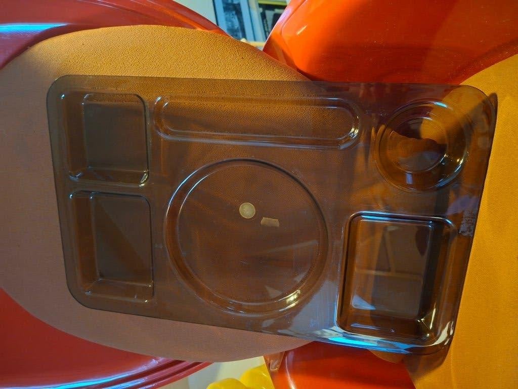 Guzzini design maaltijd- of TV dienblad - jaren 70 - Italië, Ophalen of Verzenden