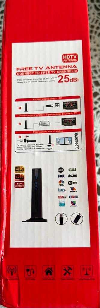 HDTV Antenne - Gratis TV Zenders - 25dBi Versterking, Ophalen of Verzenden, Nieuw, (Schotel)antenne, Overige merken