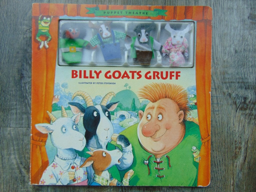 Billy goats gruff - Puppet Theatre - Engels boek 4xvingerpop, Ophalen of Verzenden, Zo goed als nieuw, Ted Smart, Fictie algemeen