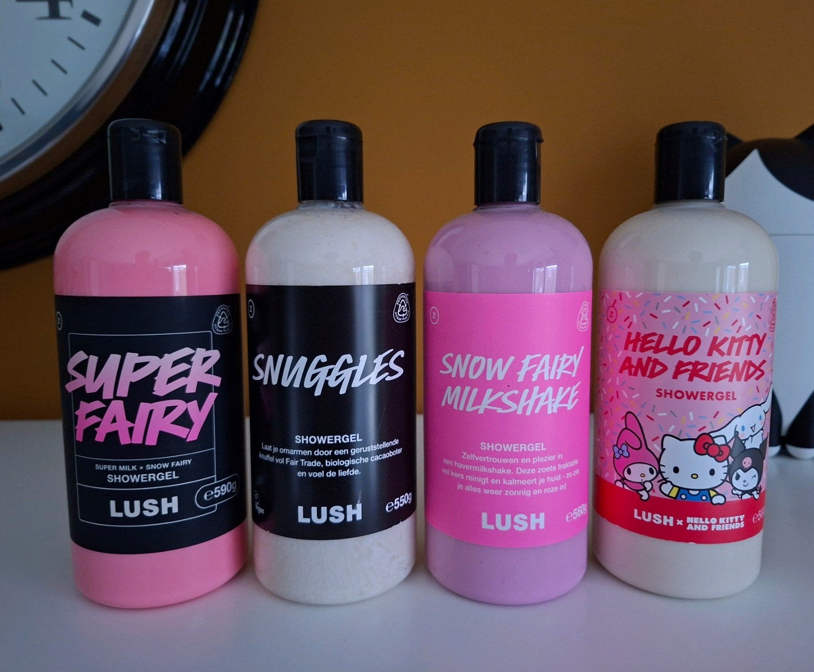 Lush limited edition showergels 500gr ongebruikt, Ophalen, Nieuw, Bad & Douche