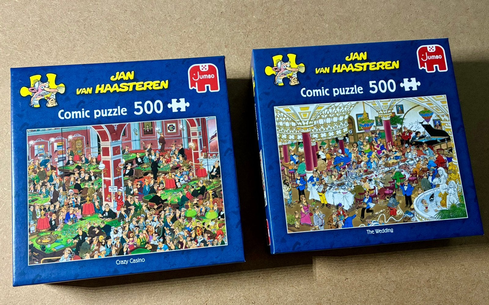Jan van Haasteren puzzels, 500 stukjes, Ophalen of Verzenden, 500 t/m 1500 stukjes, Zo goed als nieuw