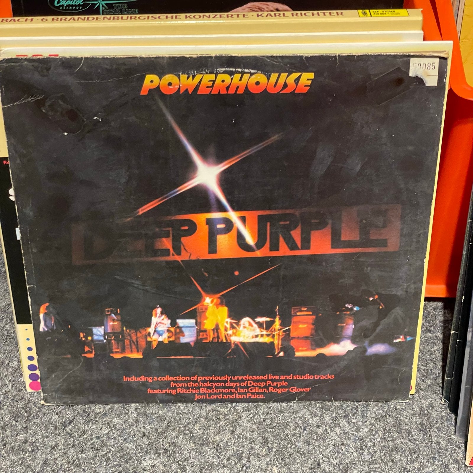 Deep Purple - Powerhouse LP (Rock) - Zeldzame Live Tracks, Ophalen, LP, Gebruikt, Hard Rock