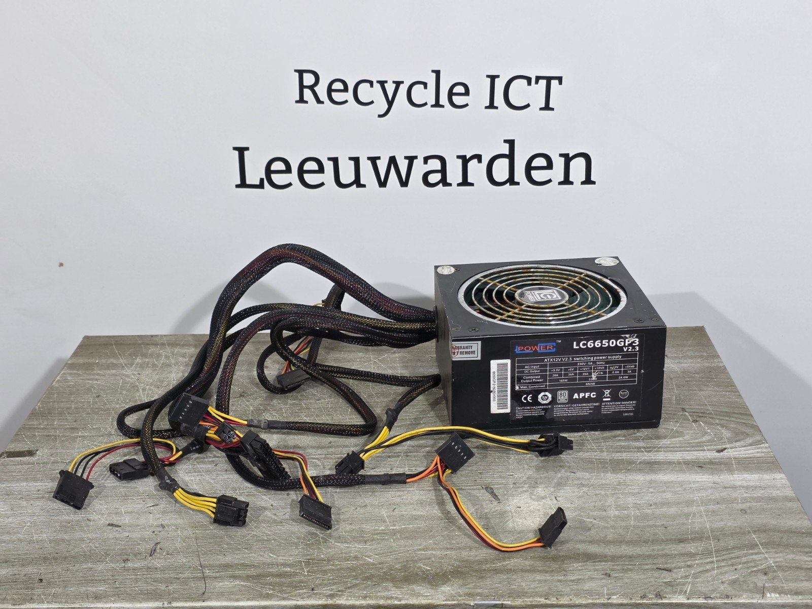 lc power 650w max voeding psu power supply lc6650gp3 v2.3, Gebruikt, ., Ophalen of Verzenden, .