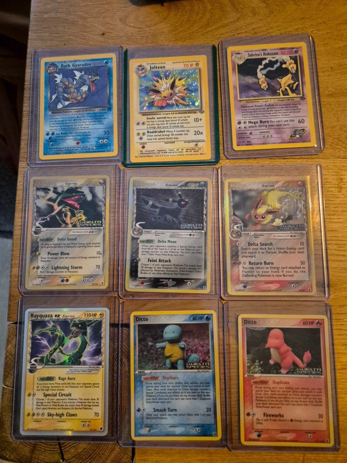 Pokemon kaarten vintage collectie, Ophalen of Verzenden, Zo goed als nieuw, Meerdere kaarten