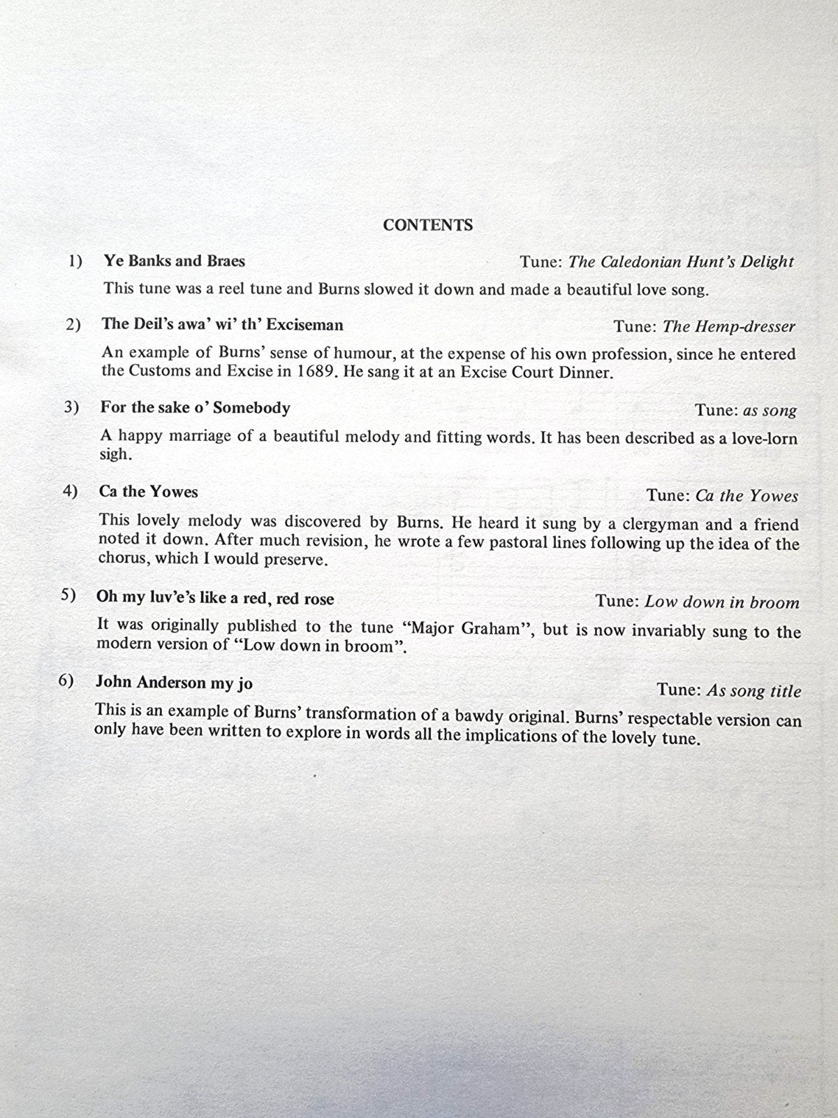 A Burns Collection - Voor Zang en Keltische Harp Div52, Muziek en Instrumenten, Gebruikt, Verzenden, Wereldmuziek, Zang