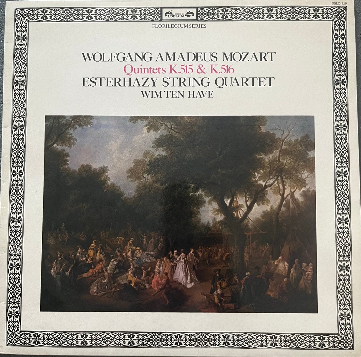 lp klassiek elpee vinyl Mozart String Quintet Estherhazy, Ophalen, Overige typen, Zo goed als nieuw, 12 inch