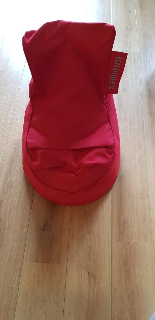 Rode loungies kinder zitzak, Huis en Inrichting, Zitzakken, Gebruikt, Zitzakstoel, Rood, Ophalen