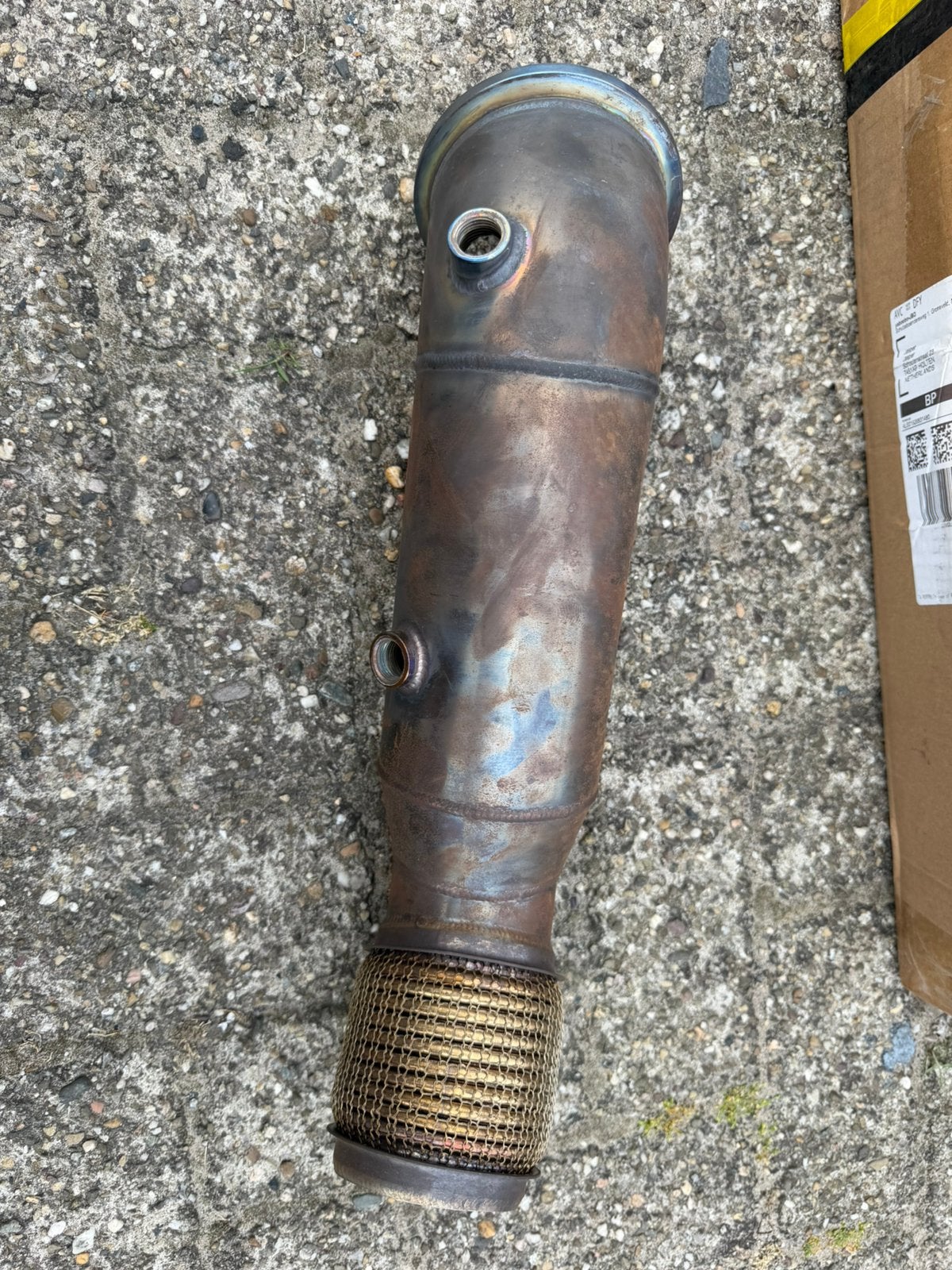 Bmw b48 downpipe 200cell sportcat F30/F31, Ophalen of Verzenden, Gebruikt, BMW