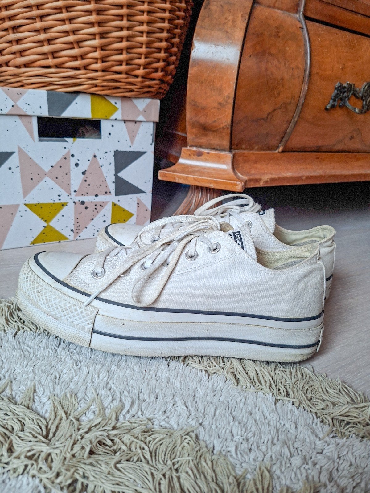 Converse All Star sneakers wit - Maat 39, Ophalen of Verzenden, Gedragen, Wit, Sneakers of Gympen