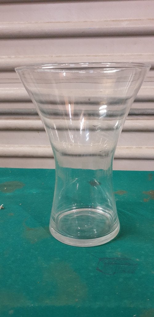 vaas van glas trompet vorm, Ophalen of Verzenden