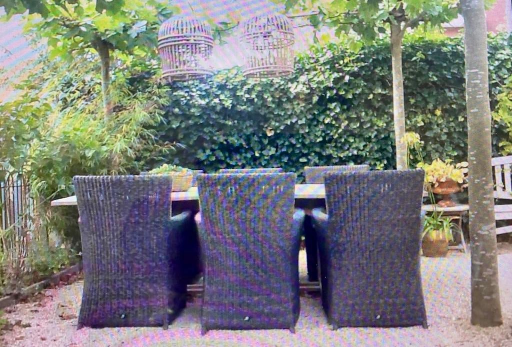 Borek Capri tuinstoelen met rug en armleuning., Ophalen, Zo goed als nieuw