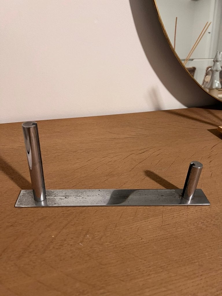 Vintage fotokader, metalen kader zonder glas in aanwezig, Antiek en Kunst, Ophalen of Verzenden