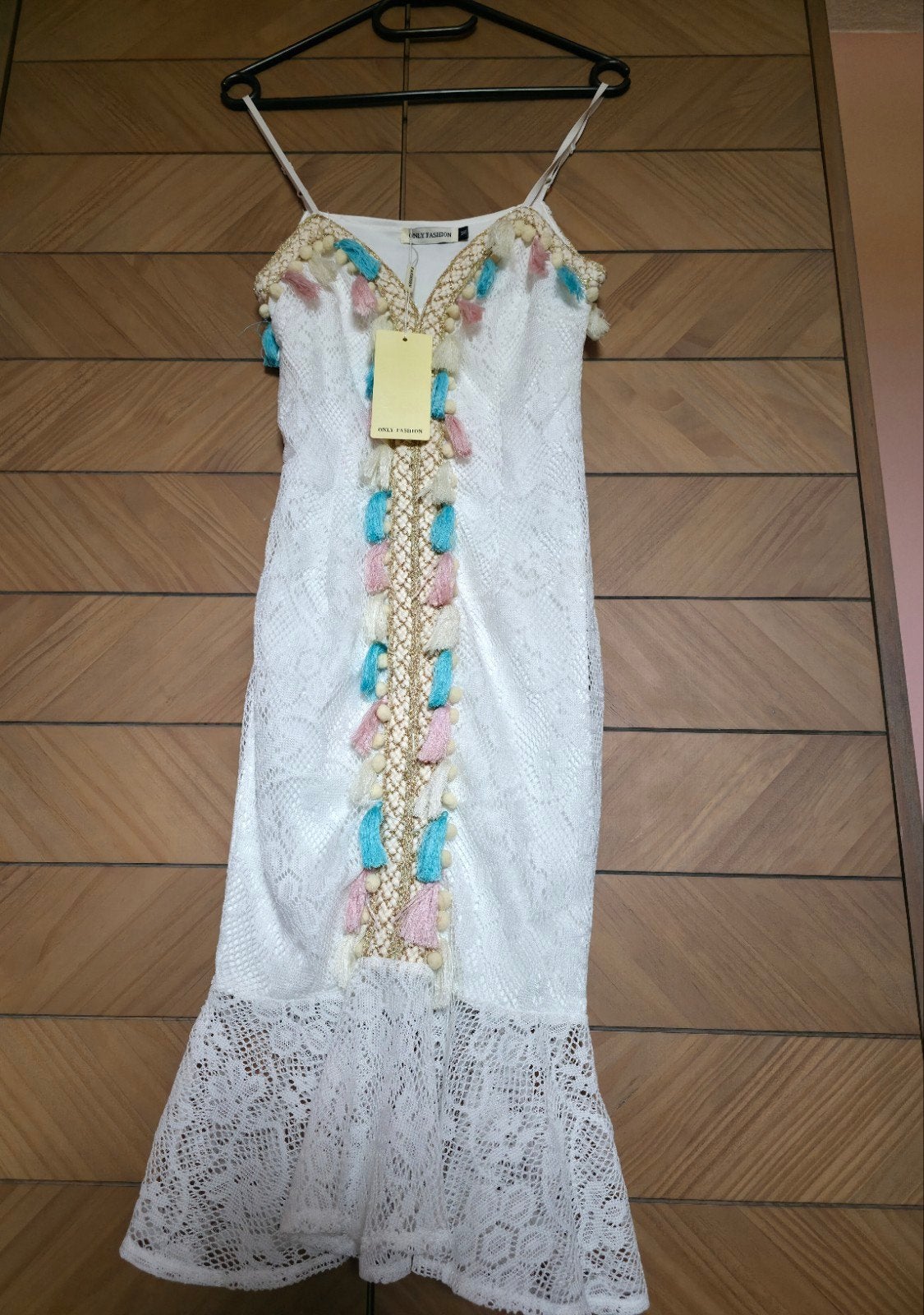 Ibiza Jurk Maat M, Maat 38/40 (M), ONLY FASHION, Meerkleurig, Nieuw