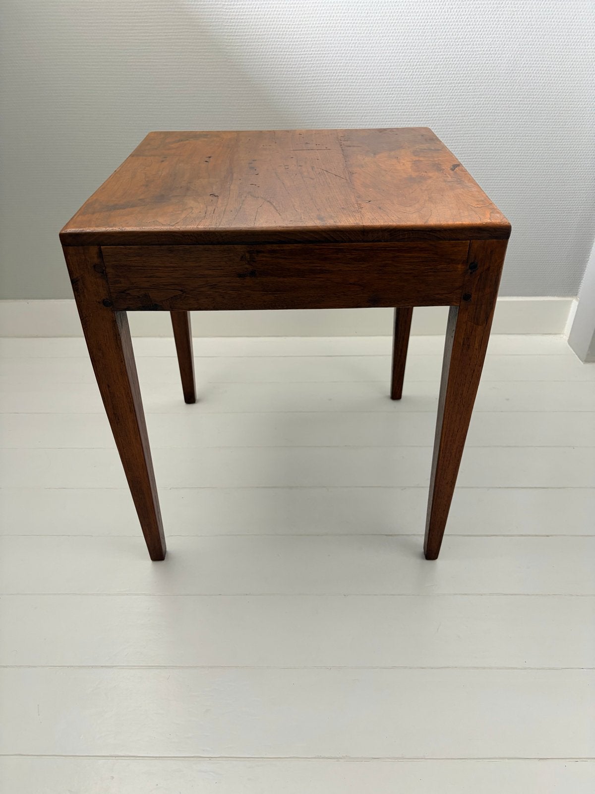 Teak houten bijzettafels, Ophalen