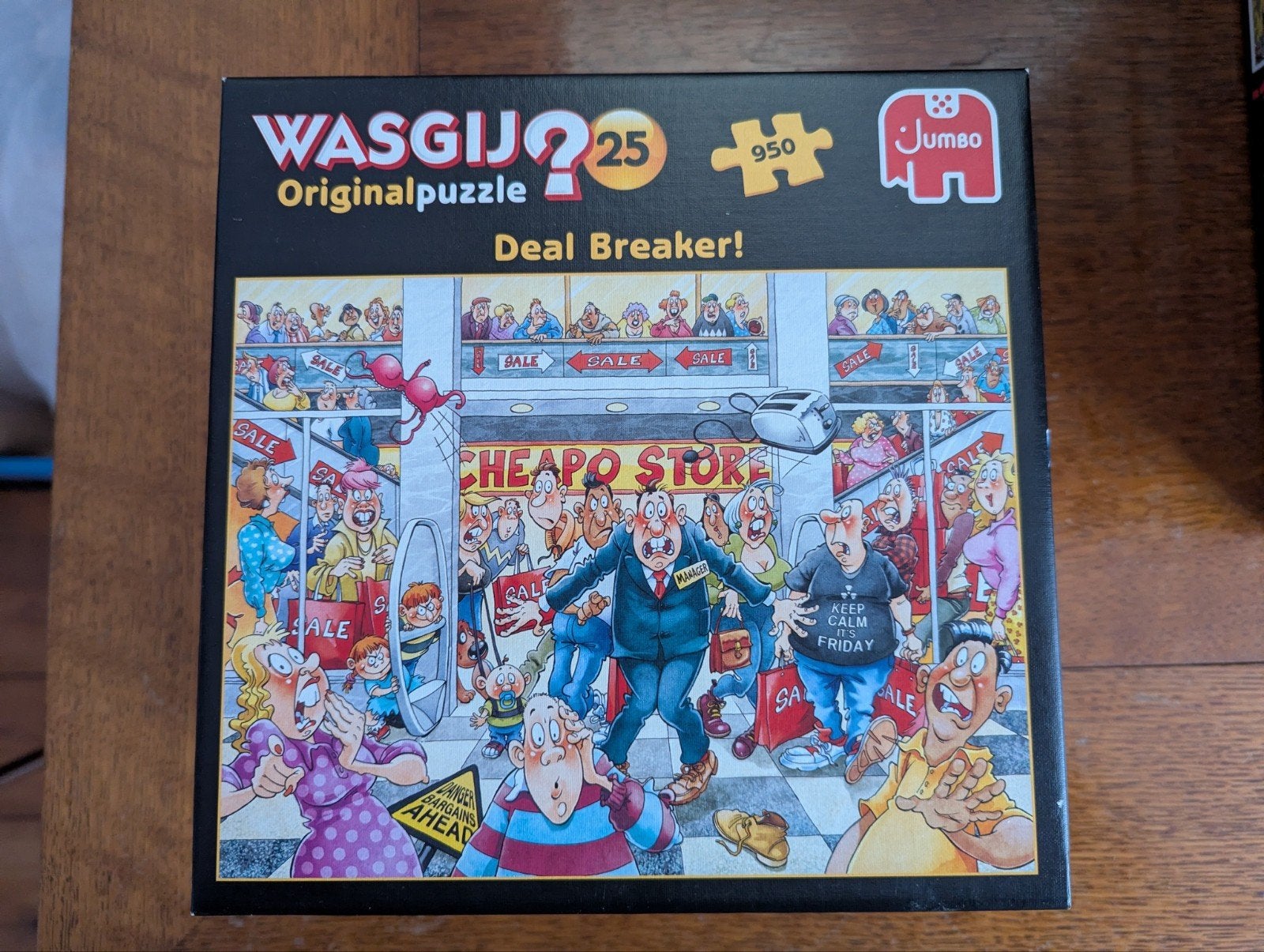 wasgij original 25 Elk voordeel heeft zijn nadeel 950 stukje, Ophalen of Verzenden, 500 t/m 1500 stukjes, Zo goed als nieuw, Legpuzzel