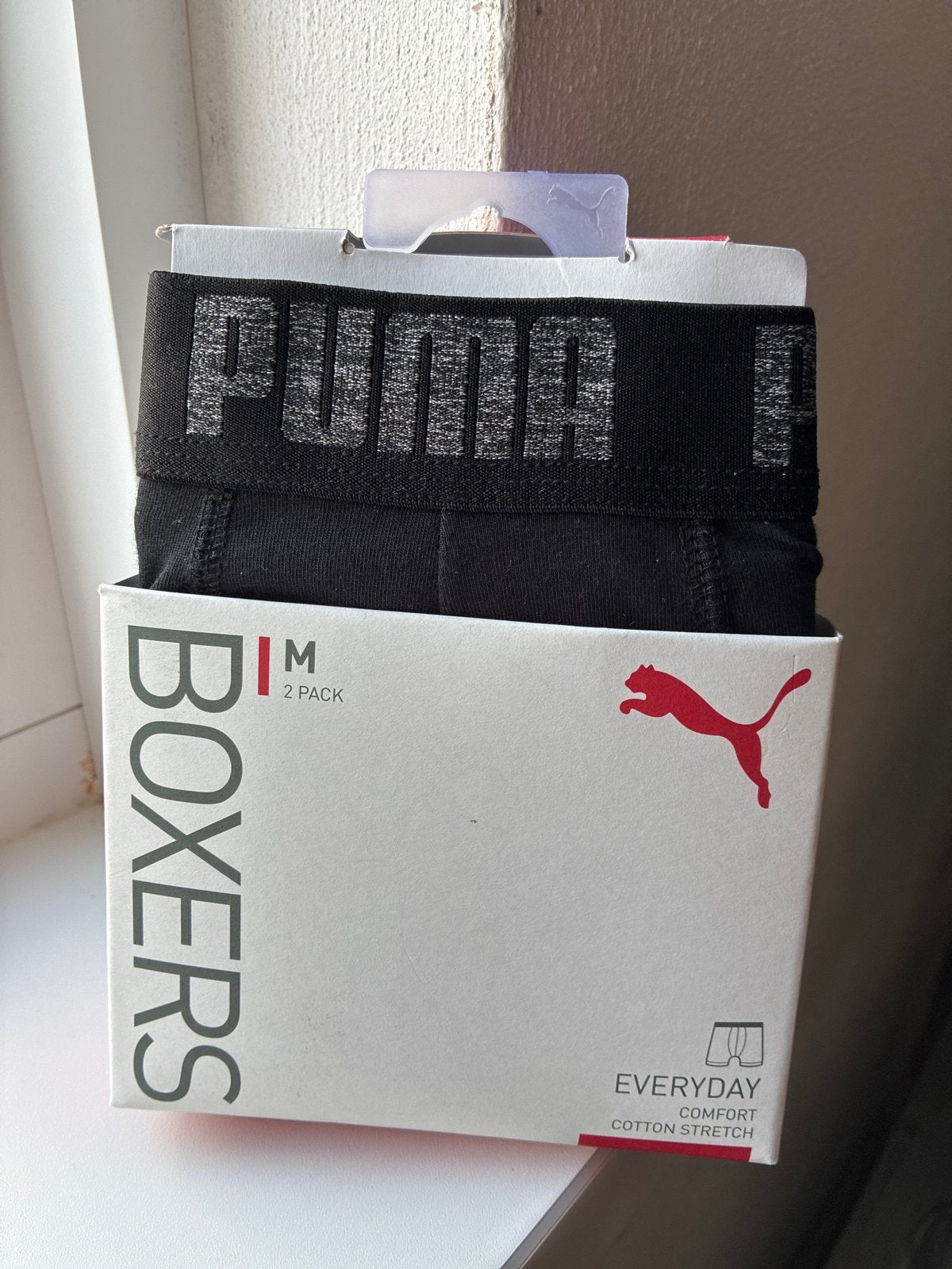 Puma Boxers - 2-pack Zwart - Maat M, Ophalen of Verzenden, Zwart, Boxer