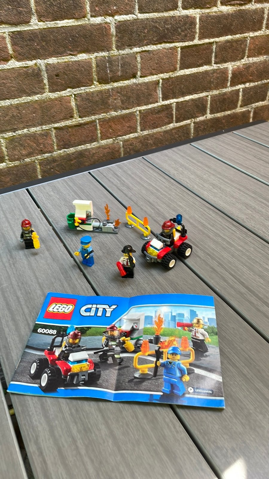 LEGO CITY 60088 brandweer stater set, Ophalen of Verzenden, Zo goed als nieuw, Lego