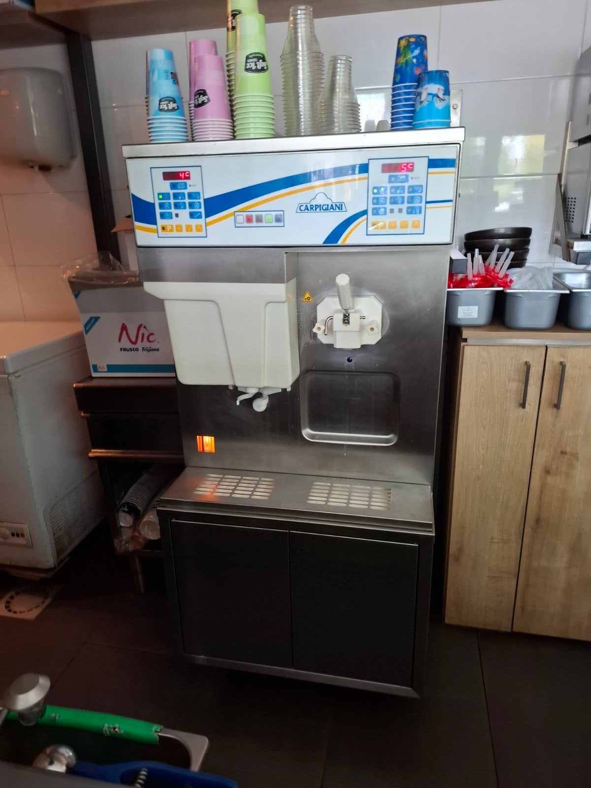 Carpigiani Softijsmachine 3840 Professionele Kwaliteit, Ophalen, Gebruikt, Koelen en Vriezen