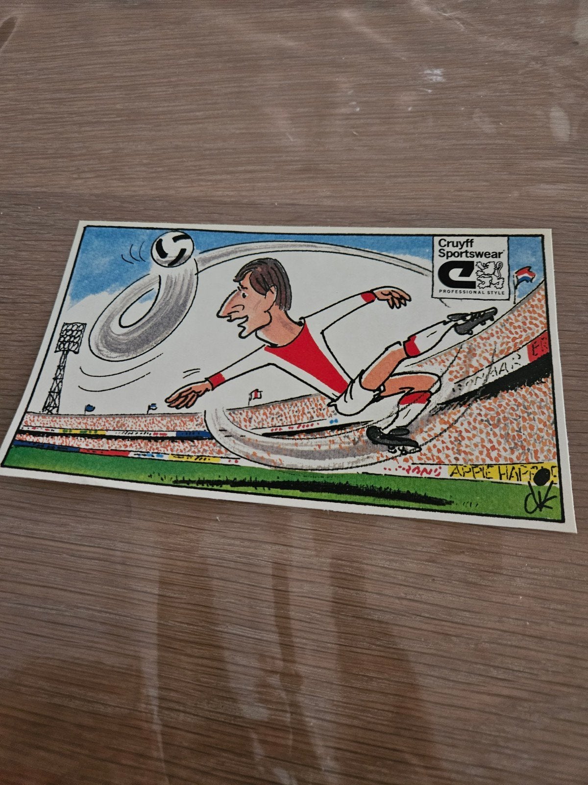 Johan Cruyff sticker, Ophalen of Verzenden, Zo goed als nieuw, Ajax, Poster, Plaatje of Sticker