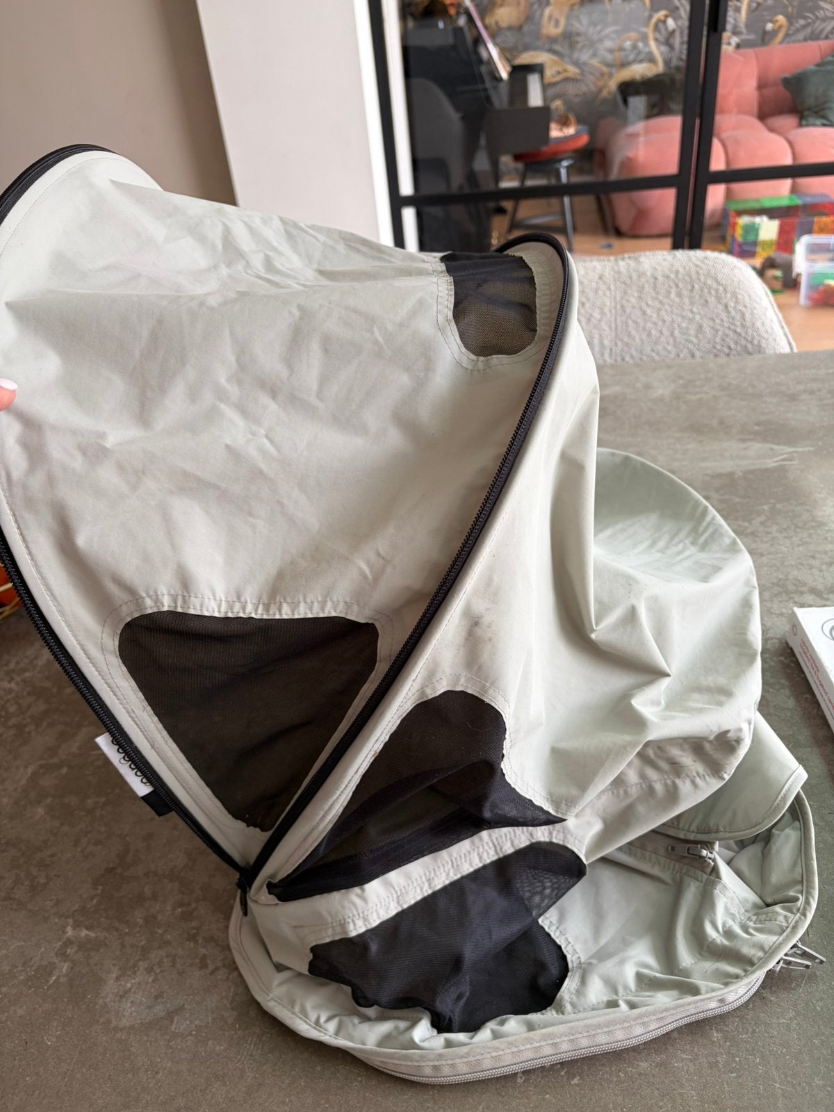 Bugaboo breezy zonnekap, Kinderwagen, Gebruikt, Bugaboo, Verstelbare duwstang