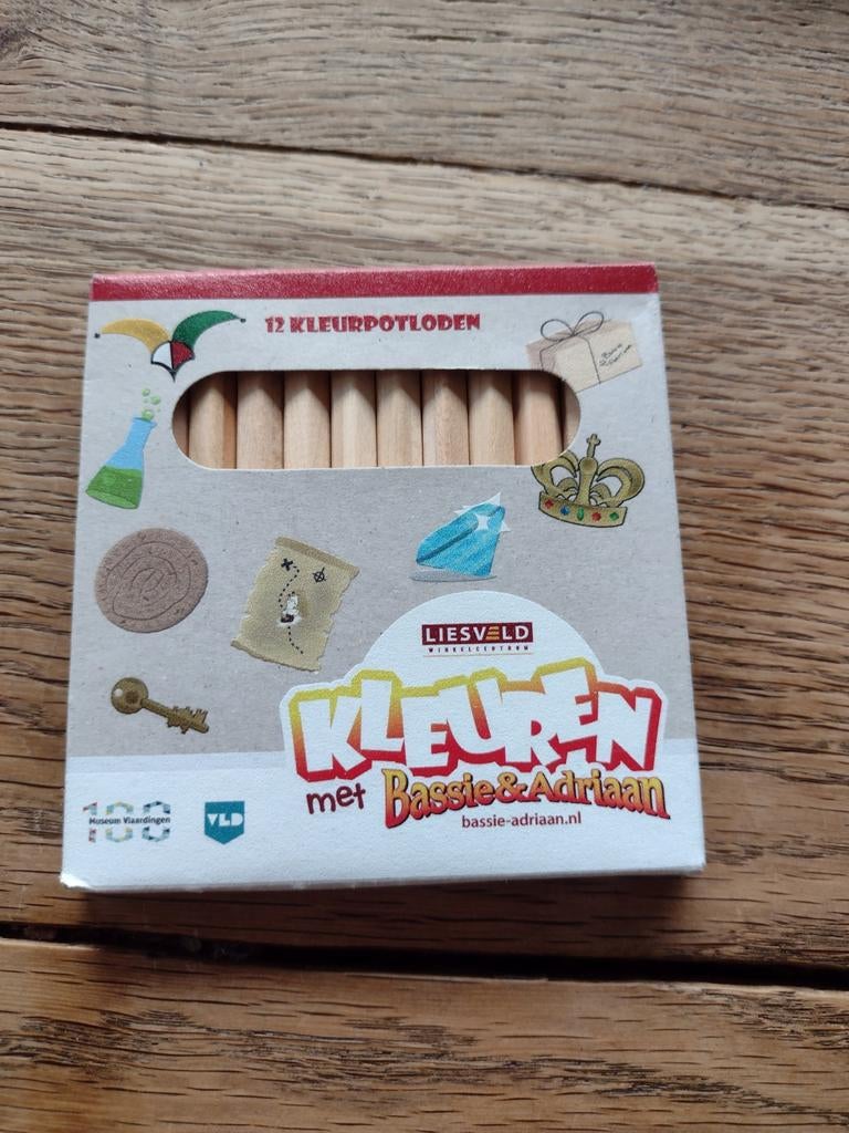 Bassie en Adriaan setje kleurpotloden, Verzamelen, Overige Verzamelen, Ophalen of Verzenden