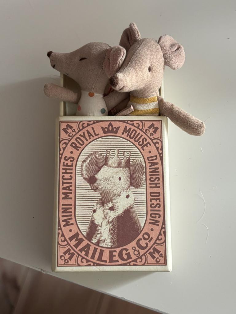 Maileg Royal Mouse in luciferdoosje - Zo goed als nieuw, Met doos, Muis, Overige merken, Ophalen of Verzenden