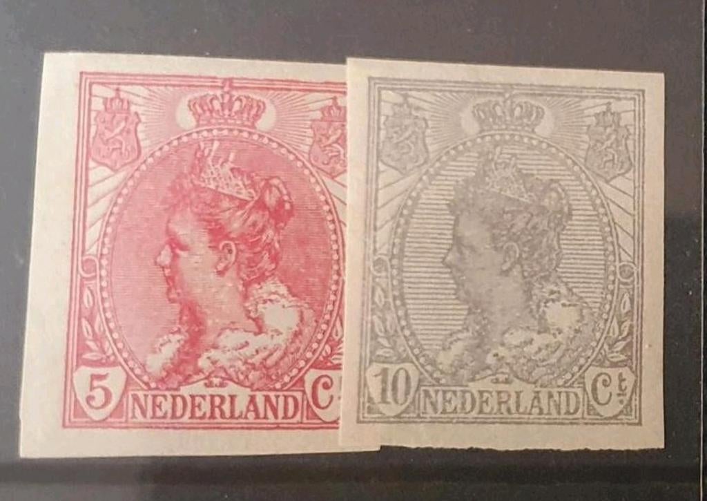 Wilhelmina Serie 1923 nvph 82/83 cw20, Ophalen of Verzenden