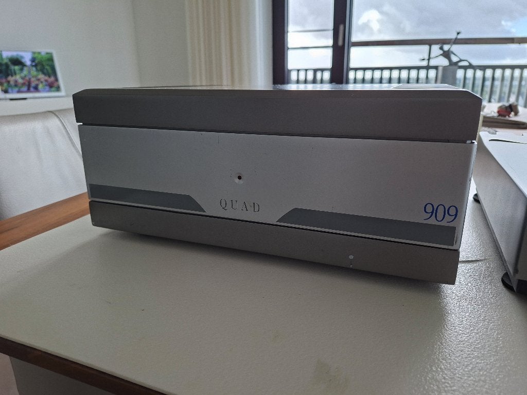 Quad 909 versterker en Quad 99 cd speler, Gebruikt, 120 watt of meer, Stereo, Ophalen