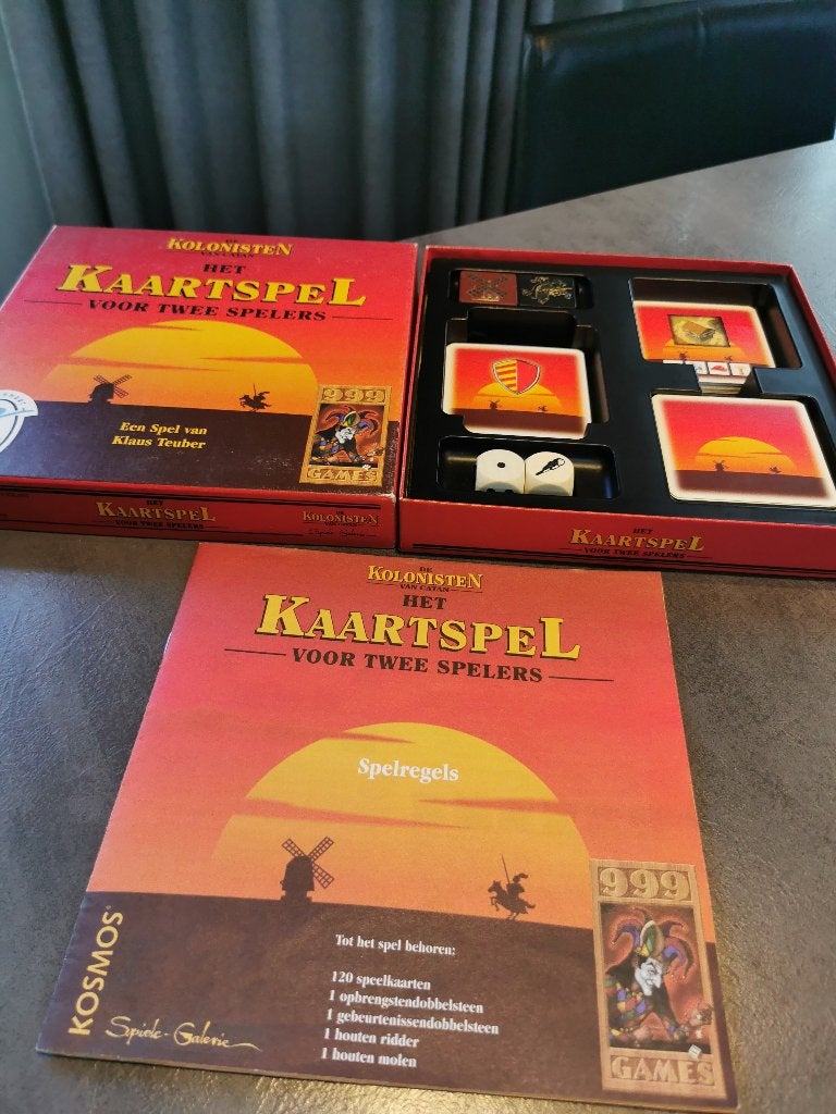 Kolonisten van Catan: Het Kaartspel voor Twee Spelers, Een of twee spelers, Ophalen of Verzenden, Gebruikt, 999 Games