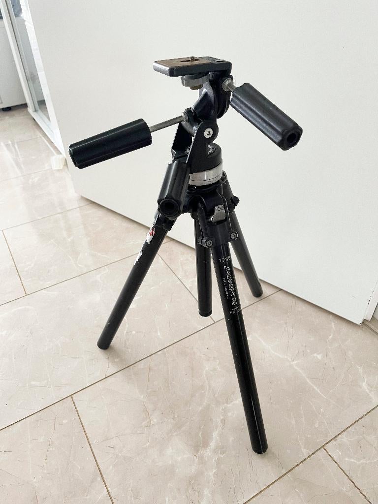 Manfrotto 190B lage statief + Drie manieren kop(70cm hoog), N, Minder dan 150 cm, Manfrotto, N