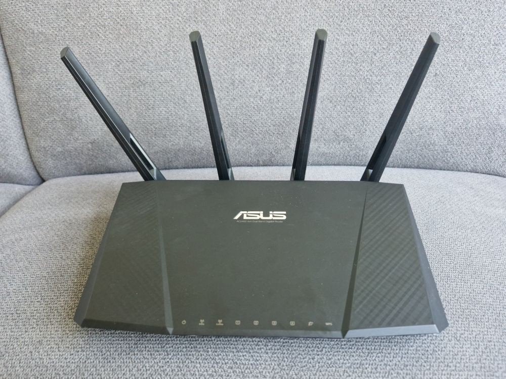 Asus RT-AC87U AC2400 Dual-Band Gigabit Router, Ophalen of Verzenden, Gebruikt, Router, Asus