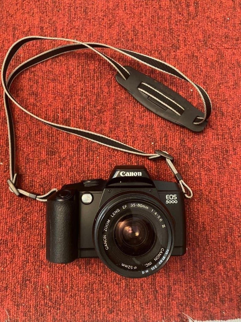 Canon EOS 5000 + lens + B+W filter, Ophalen of Verzenden, Compact, Canon