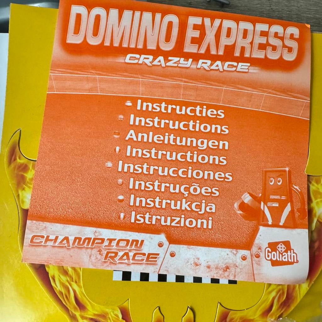 Domino Express Crazy Race Champion Race Goliath, Ophalen of Verzenden, Gebruikt, Overige merken