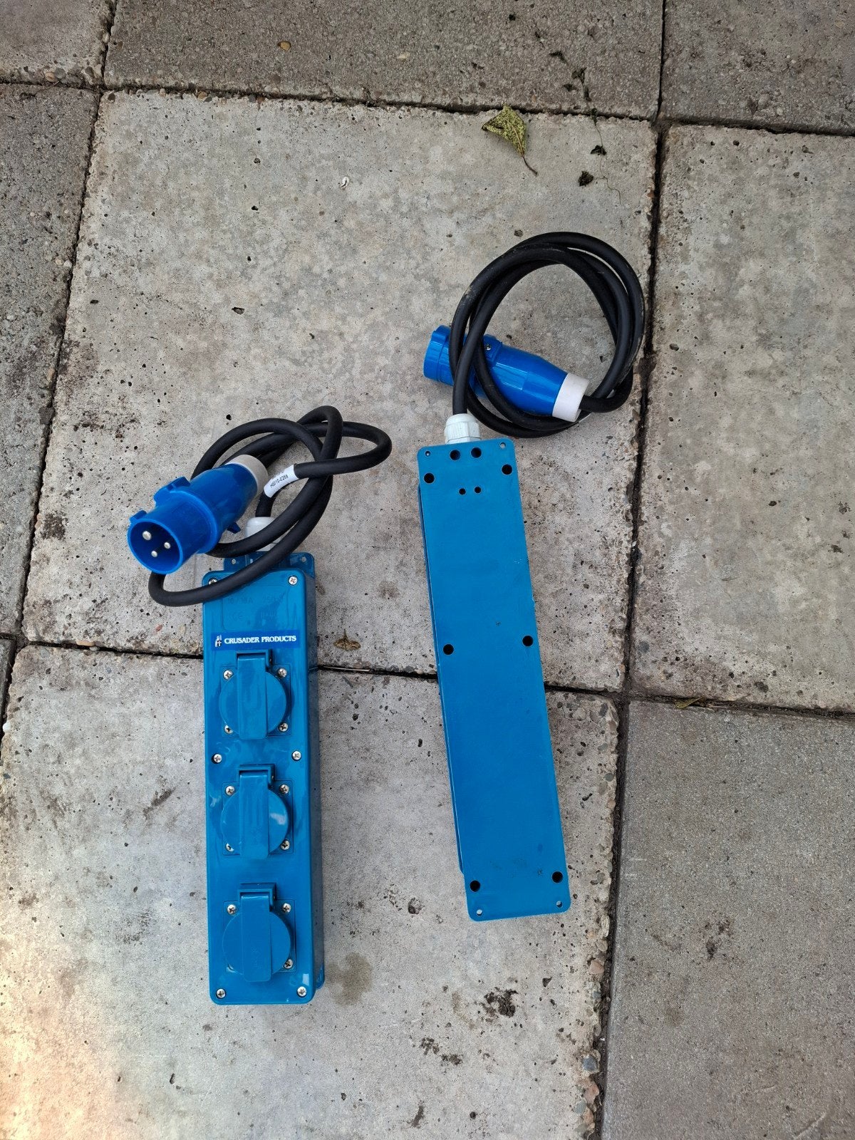 Crusader Products CEE verlengkabel met 3 stopcontacten, Ophalen of Verzenden, Gebruikt, Overige merken, Stekkerdoos