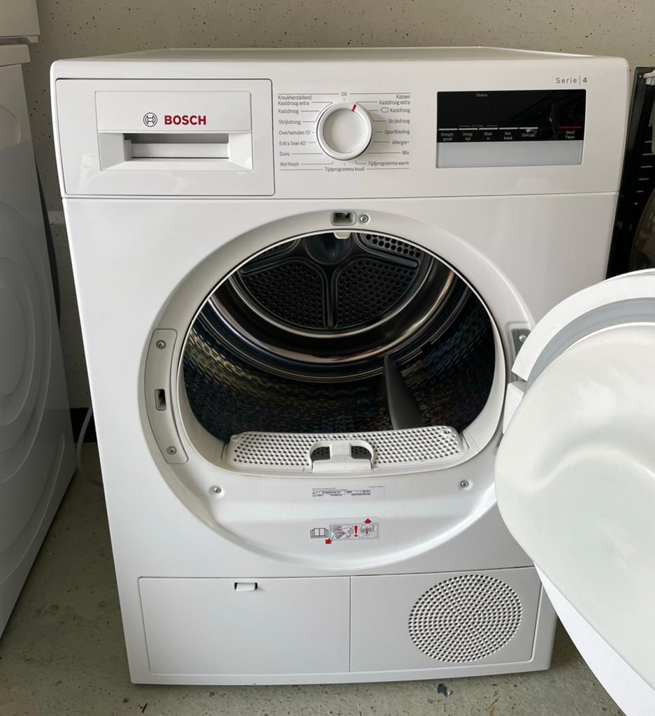 Bosch droger met garantie + bezorging, 6 tot 8 kg, Ophalen of Verzenden, Zo goed als nieuw, 85 tot 90 cm