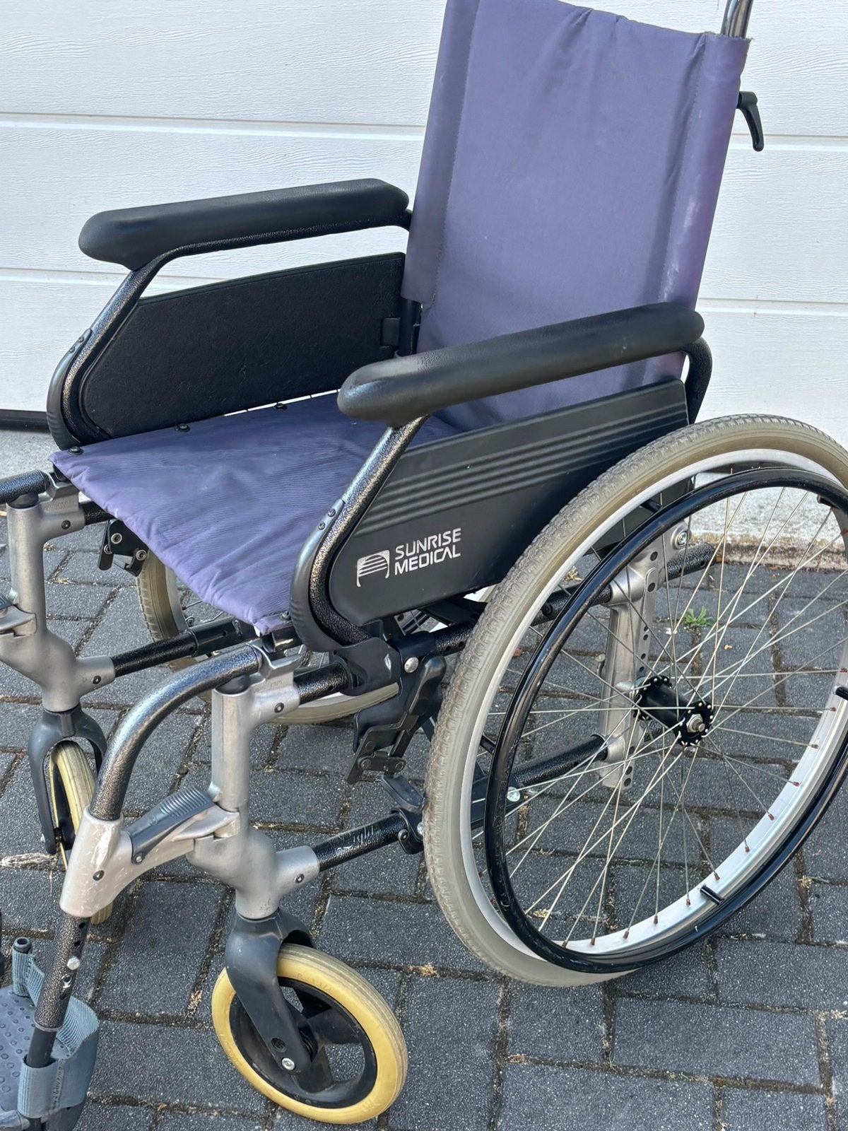 Lichtgewicht inklapbare rolstoel ultralight uitvoering., Diversen, Gebruikt, Nederland, Handbewogen rolstoel, Sunrise Medical