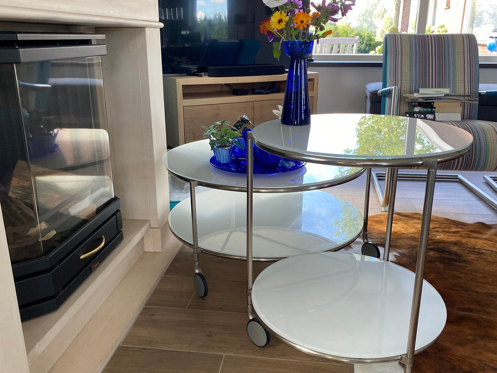 Vintage Ikea Strind salontafels, Ophalen, 50 – 75, Strak, Gebruikt