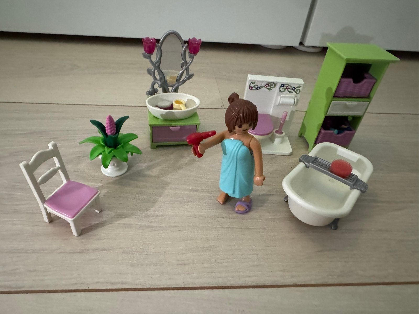 Playmobil 5307 Victoriaanse Badkamer - Compleet met Figuur, Gebruikt, Complete set, Overige typen, Ophalen of Verzenden