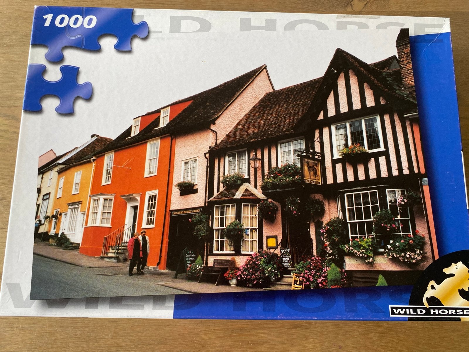 Wild Horse Legpuzzel 1000 stukjes - Engelse straat, Ophalen of Verzenden, 500 t/m 1500 stukjes, Gebruikt, Legpuzzel