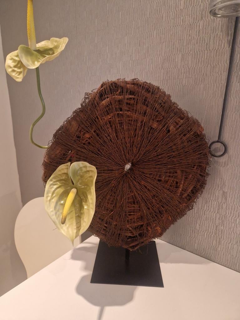 Decoratief kunststuk met anthuriums, Antiek en Kunst, Kunst | Designobjecten, Ophalen of Verzenden