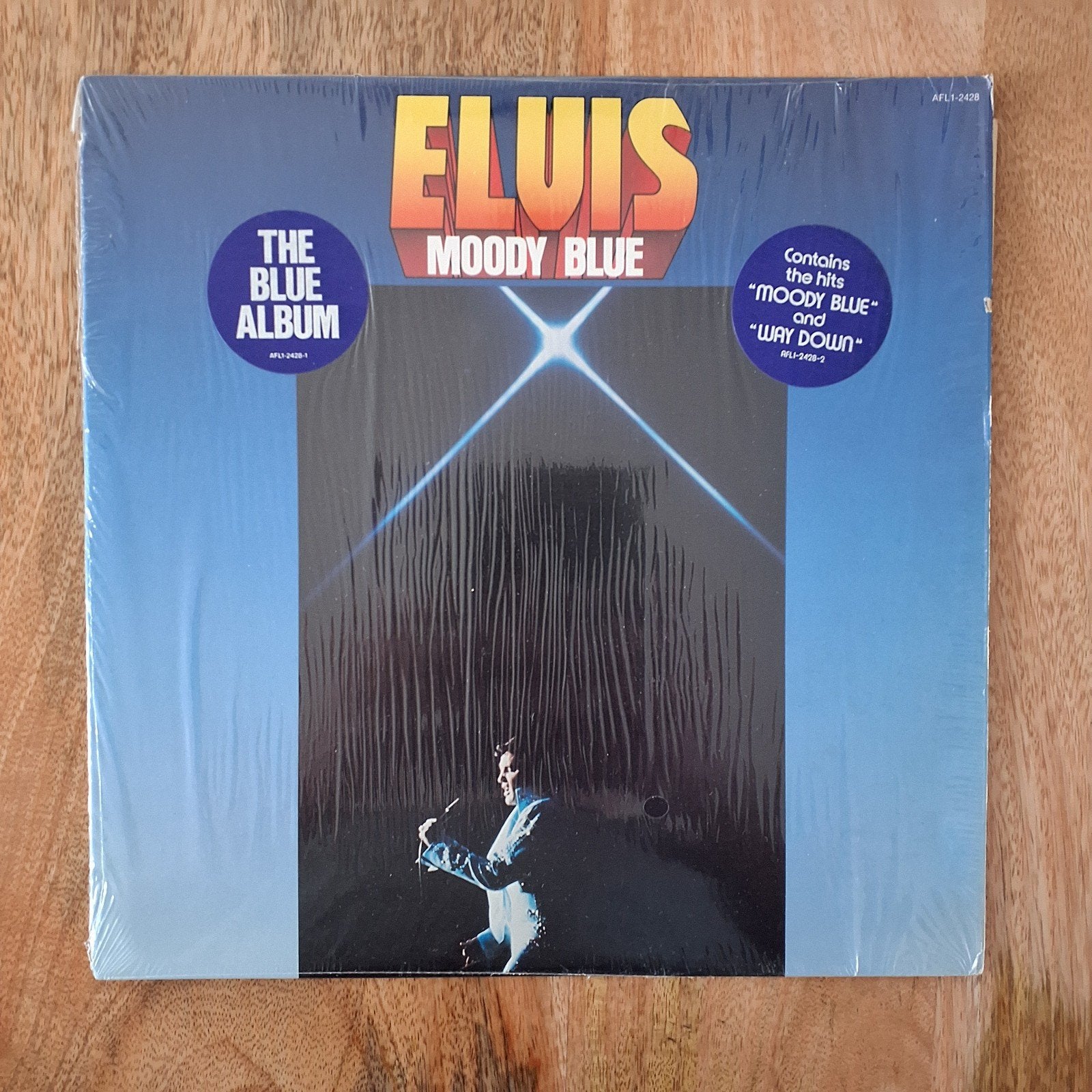 Elvis Presley Moody Blue AFL1-2428, LP, Colored vinyl, Ophalen of Verzenden, Zo goed als nieuw
