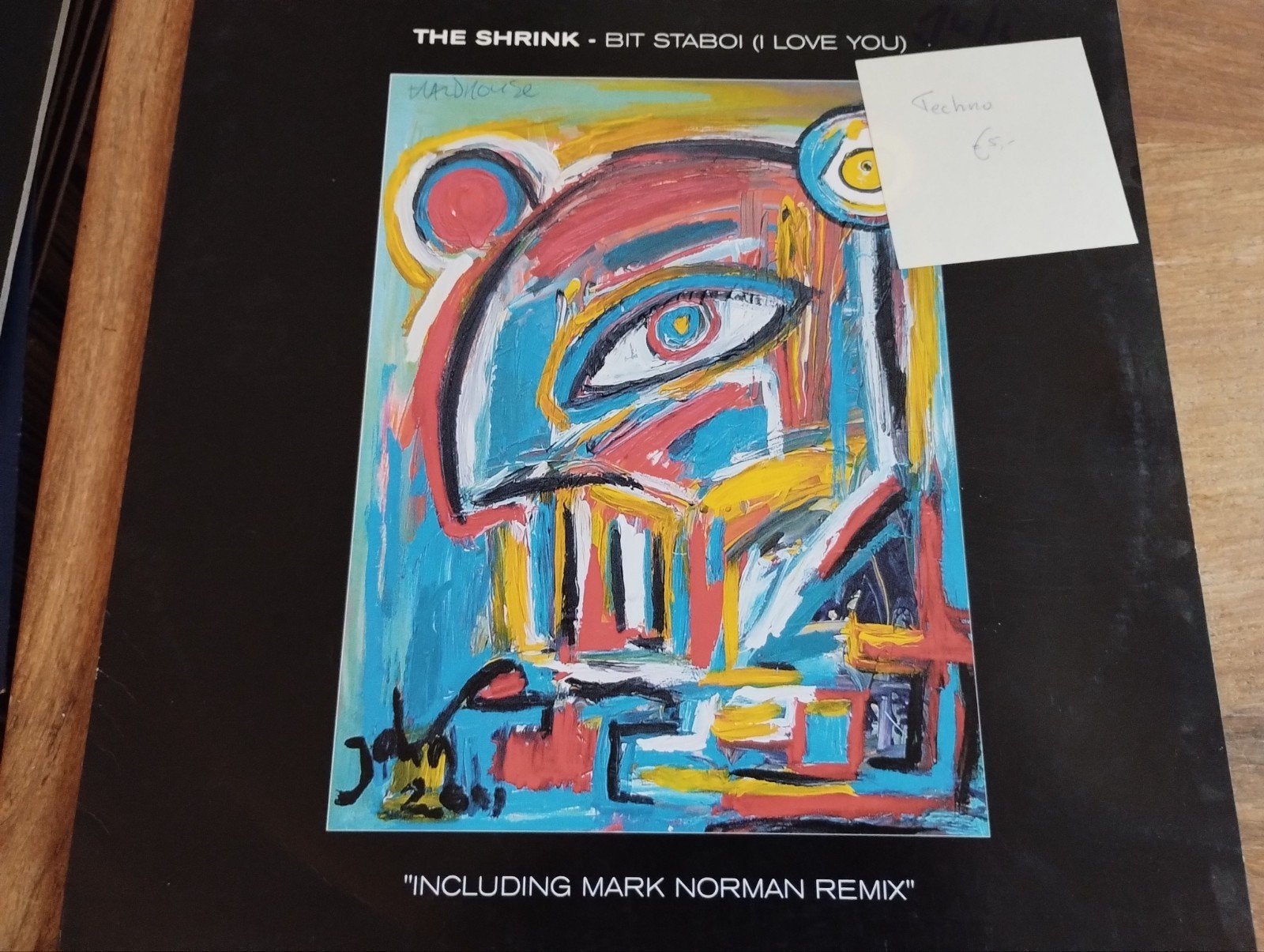 The Shrink - Bit Stabo! (I Love You) 12" Vinyl, Cd's en Dvd's, Vinyl | Dance en House, LP, Gebruikt, Ophalen of Verzenden, Techno
