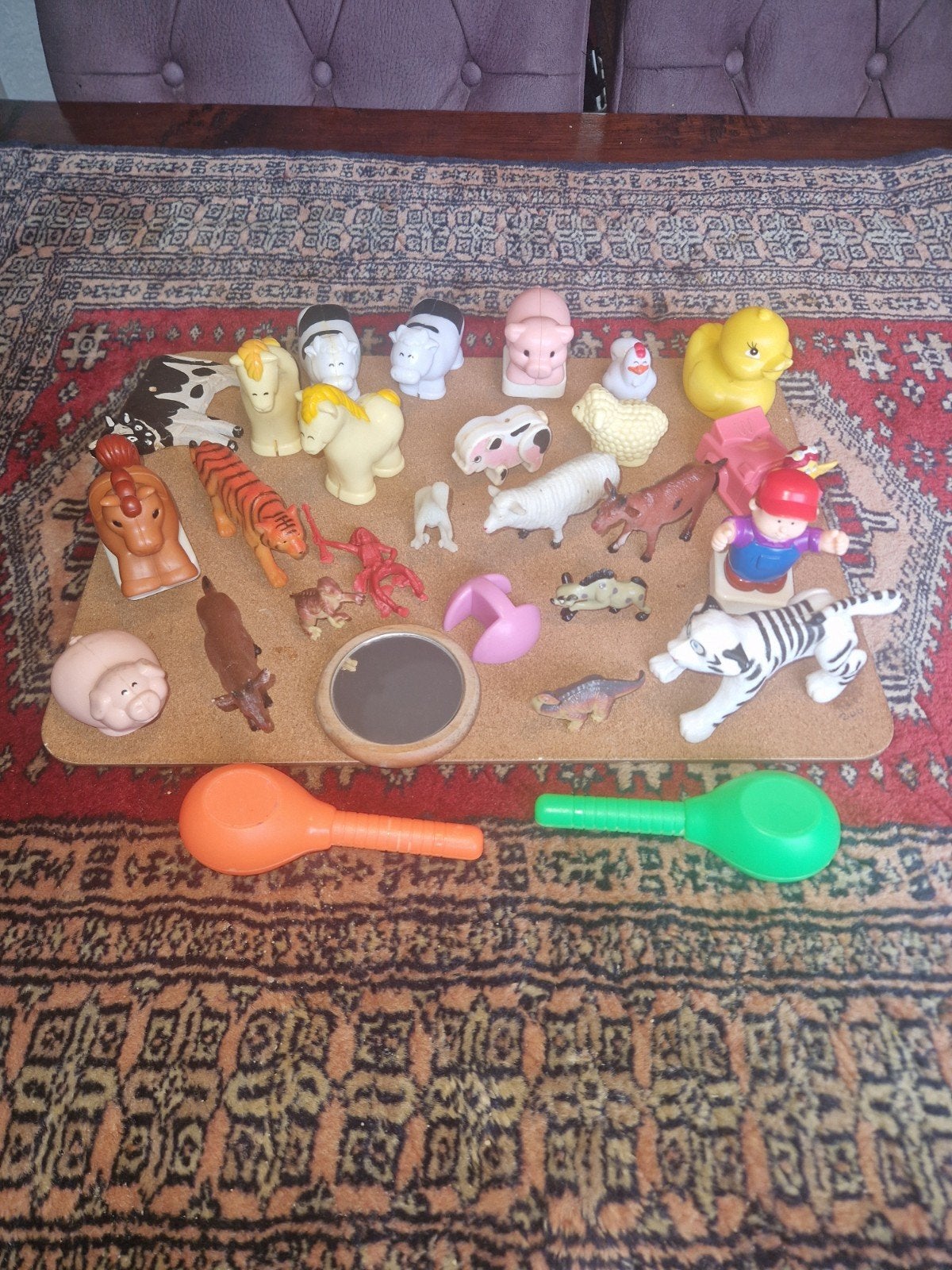 Leuke plastic speelgoed dieren , poppetje in goede staat, Ophalen of Verzenden, Zo goed als nieuw, Overige typen