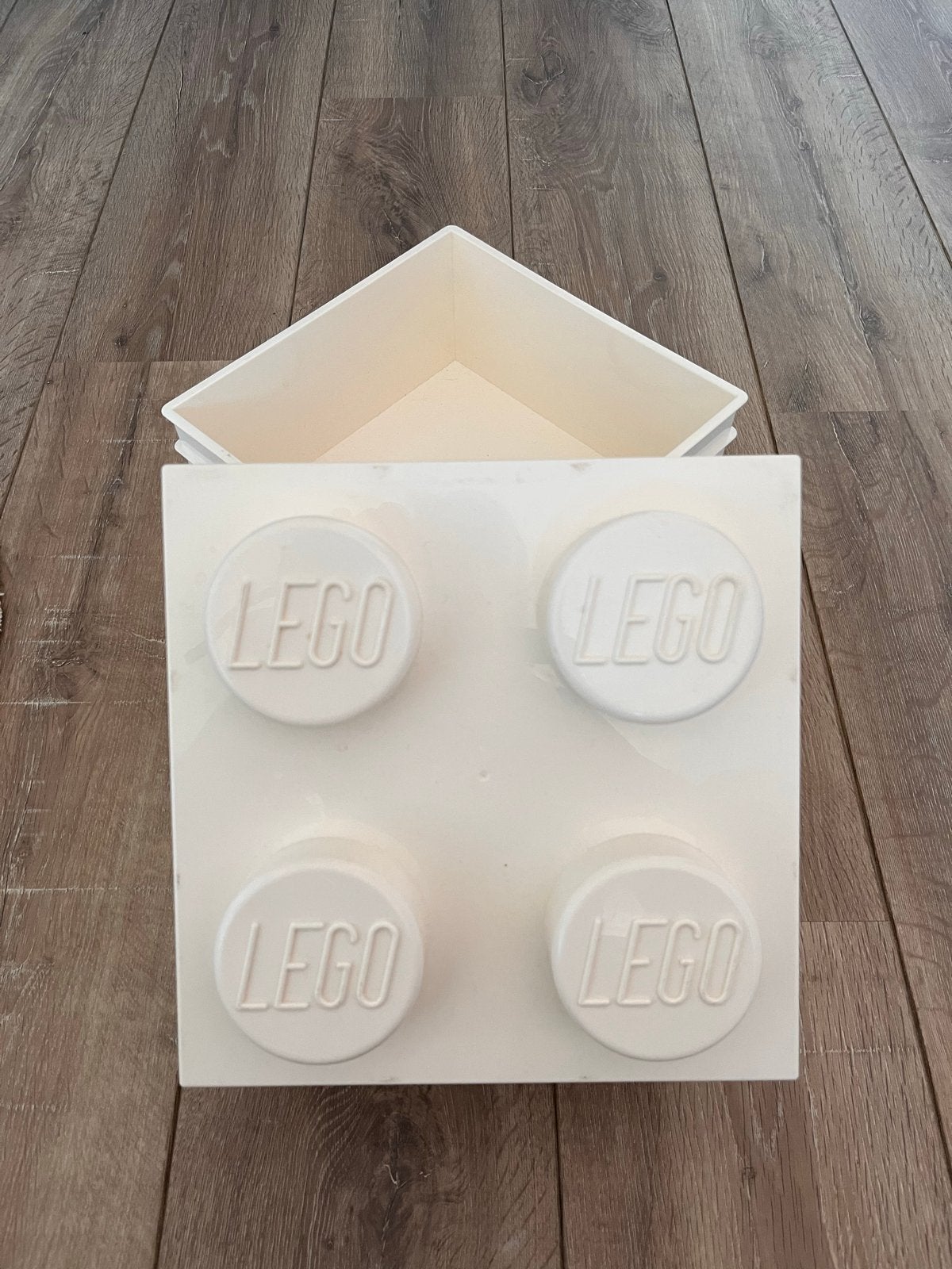 Witte LEGO opbergdoos met 4 noppen, Ophalen, Gebruikt, Overige merken