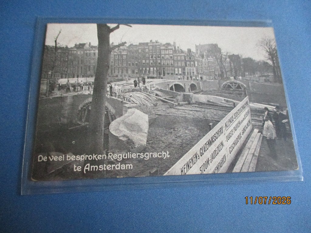 Amsterdam, Verzamelen, Ophalen of Verzenden, Voor 1920, Gelopen, Noord-Holland