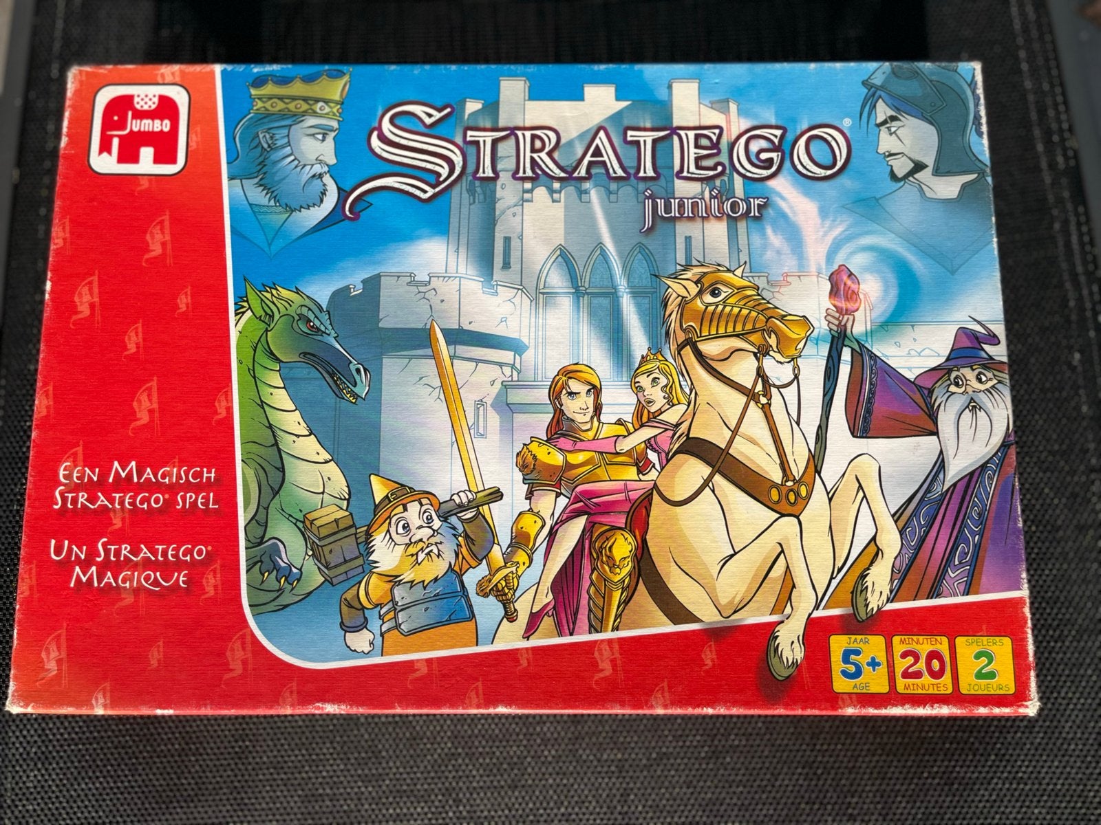 Stratego Junior Bordspel - Een Magisch Strategospel, Een of twee spelers, Ophalen of Verzenden, Gebruikt