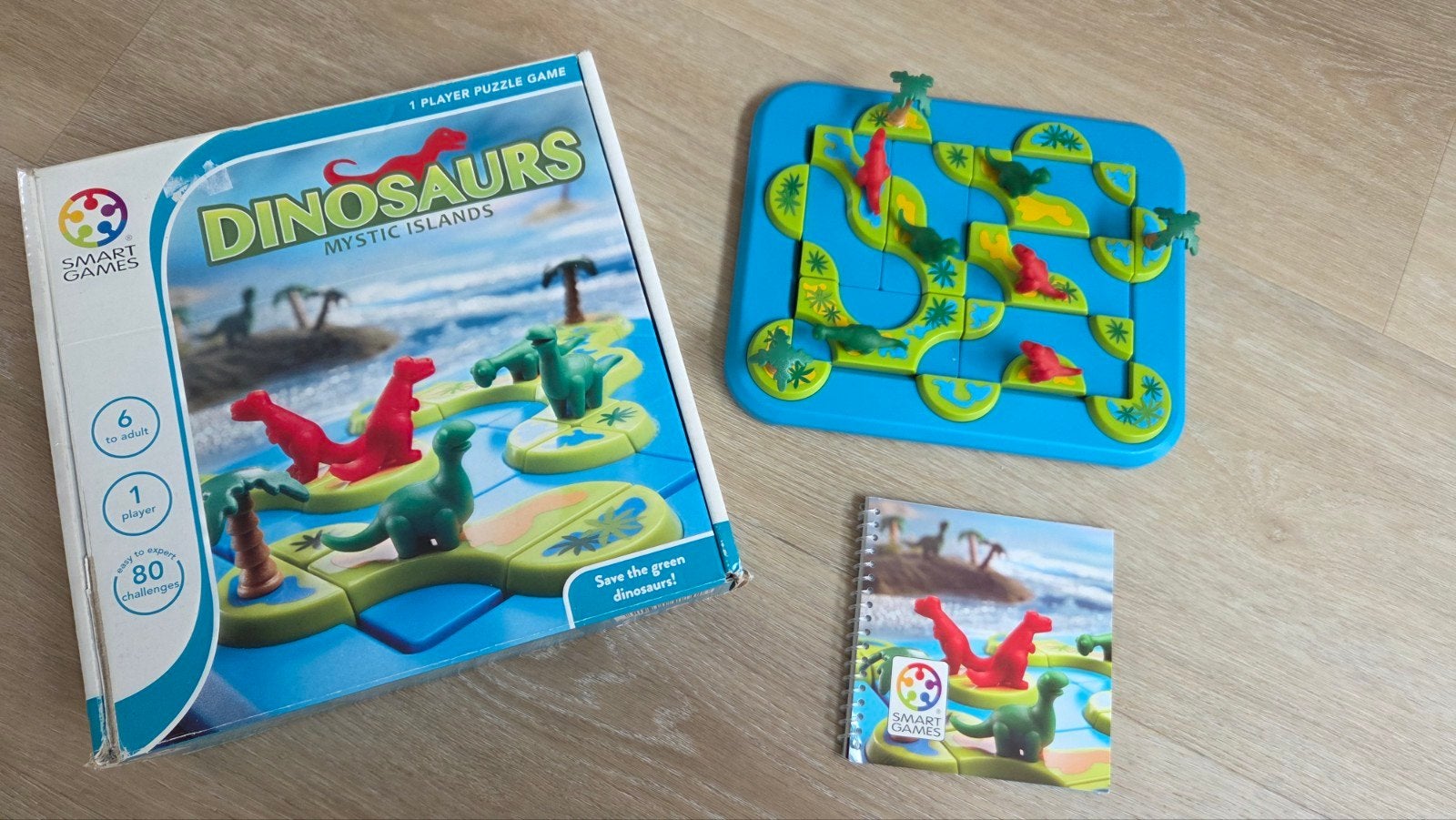 SmartGames Dinosaurs: Mystic Islands, Ophalen of Verzenden, Minder dan 500 stukjes, Zo goed als nieuw, Overige typen