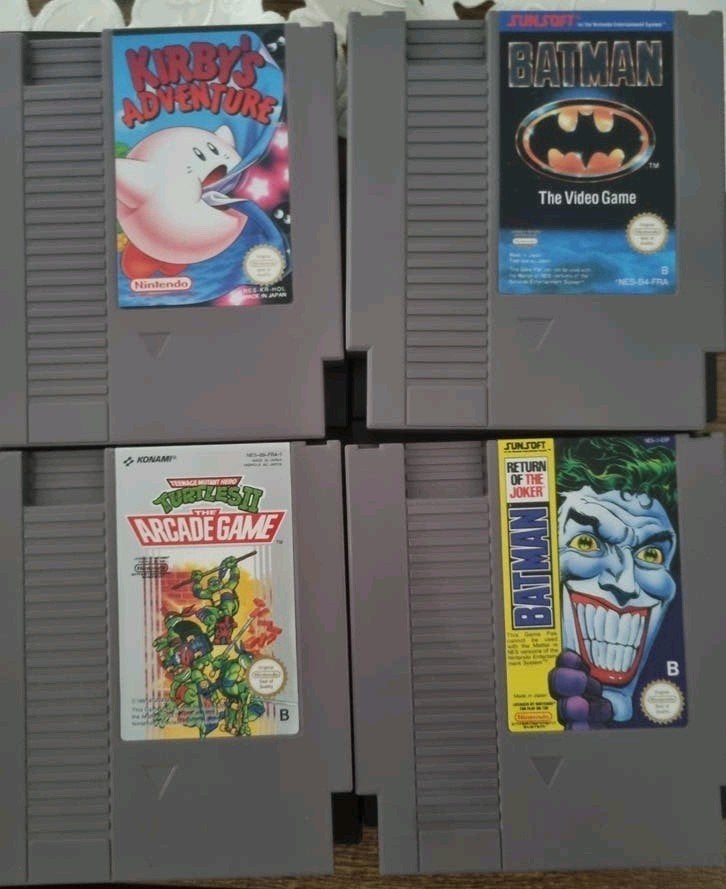 Lot 4 NES games, Avontuur en Actie, 1 speler, Ophalen of Verzenden, Zo goed als nieuw