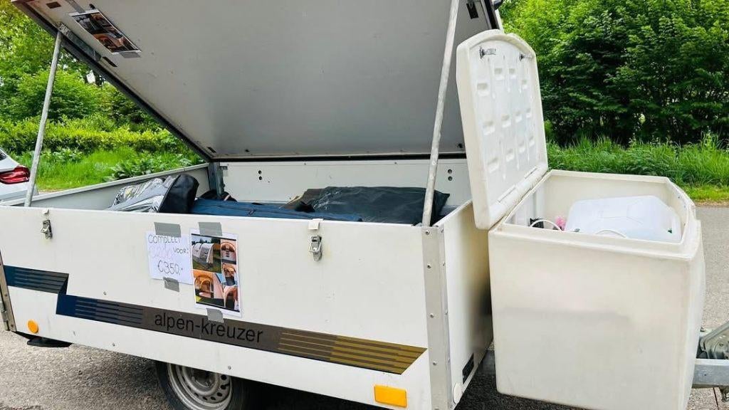 Aanhangwagen gesloten type Stema 650, Ophalen of Verzenden, Gebruikt