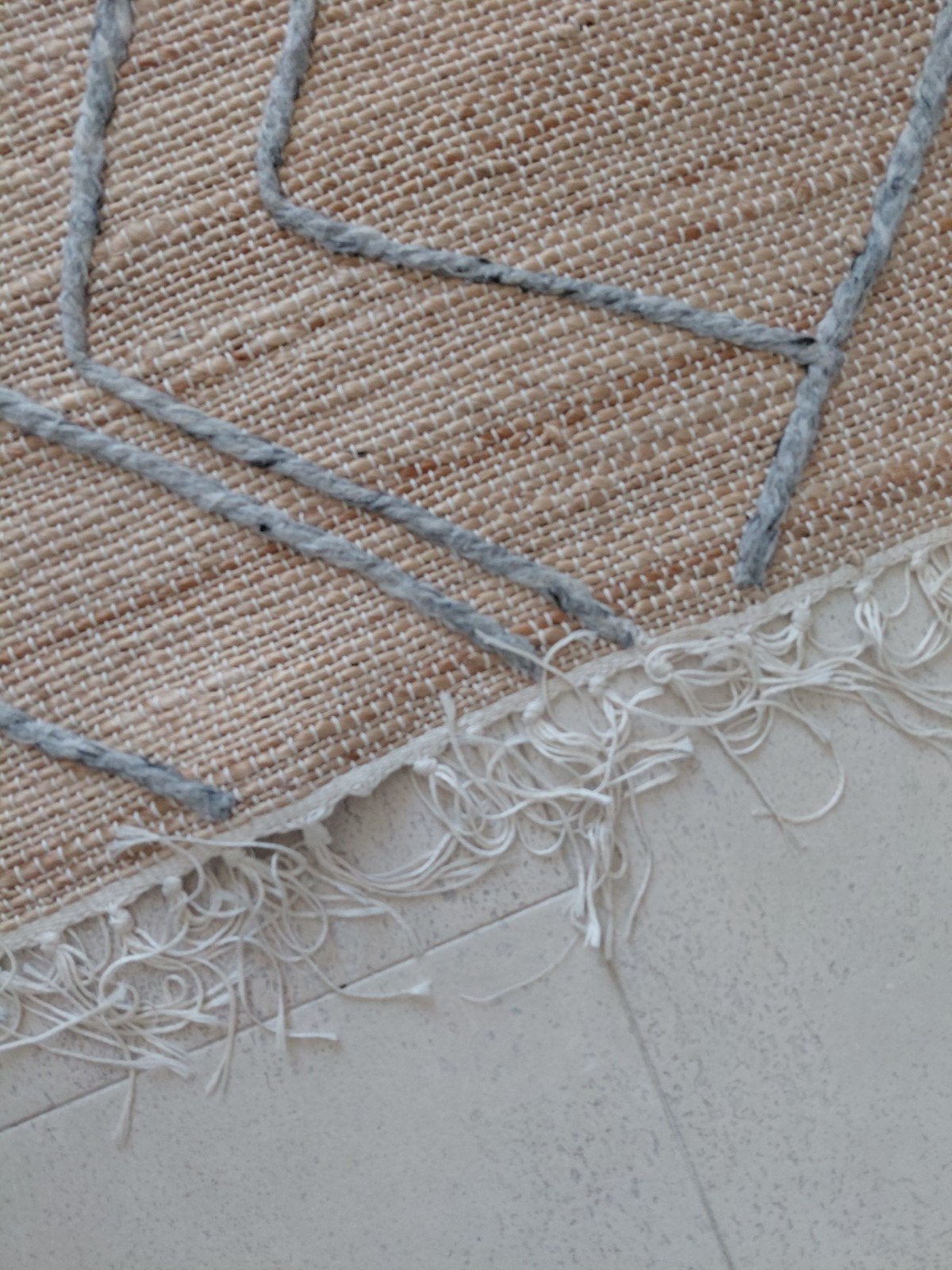 VLOERKLEED beige/grijs, Huis en Inrichting, Ophalen of Verzenden, Zo goed als nieuw, Beige, Overige materialen